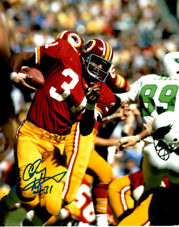Autographed CHARLIE HARRAWAY 8x10 Washington Redskins Photo
