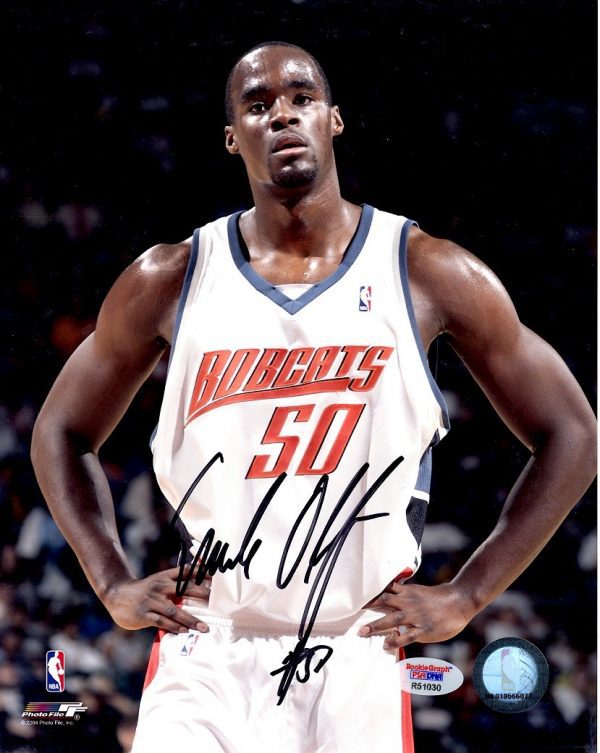 Autographed  EMEKA OKAFOR 8X10 Charlotte Bobcats Photo