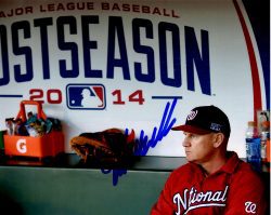 Autographed MATT WILLIAMS 8X10 Washington Nationals Photo
