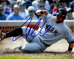 AUTOGRAPHED CASEY MCGEHEE 8X10 Miami Marlins Photo