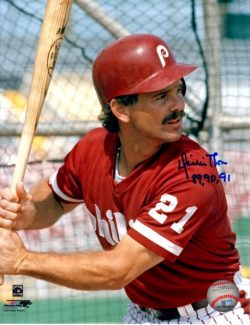 AUTOGRAPHED DICKIE THON 8X10 photo  Philadelphia Phillies