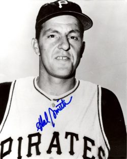 Autographed HAL SMITH 8X10 Photo - Pittsburgh Pirates