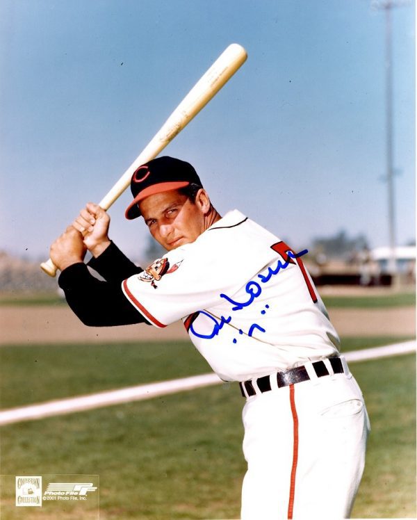 AUTOGRAPHED AL ROSEN 8x10 Cleveland Indians Photo