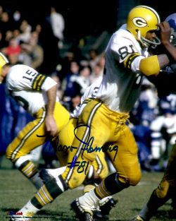Autographed MARV FLEMING 8X10 Green Bay Packers Photo