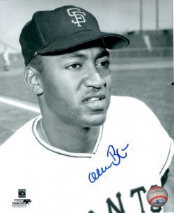 AUTOGRAPHED OLLIE BROWN 8X10 San Francisco Giants Photo