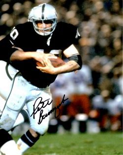 Autographed  PETE BANASZAK 8X10 Oakland Raiders photo