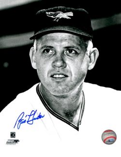 AUTOGRAPHED BILLY HUNTER 8X10 photo Baltimore Orioles