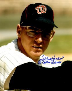 AUTOGRAPHED FRANK HOWARD 8X10 Washington Senators Photo