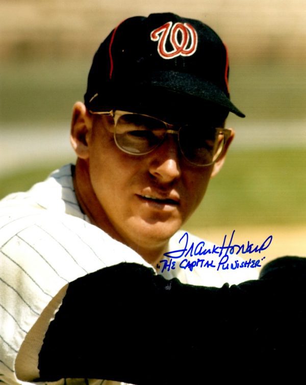 AUTOGRAPHED FRANK HOWARD 8X10 Washington Senators Photo