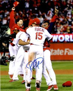 AUTOGRAPHED RAFAEL FURCAL 8X10 St. Louis Cardinals photo