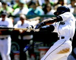 AUTOGRAPHED AUSTIN JACKSON 8X10 Seattle Mariners Photo