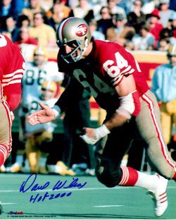 Autographed DAVE WILCOX  8X10 San Francisco 49'ers Photo