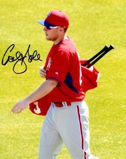 AUTOGRAPHED CODY ASCHE 8X10 Philadelphia Phillies Photo