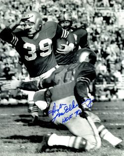 Autographed HUGH MCELHENNY 8X10 San Francisco 49'ers Photo