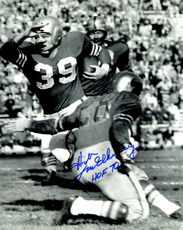 Autographed HUGH MCELHENNY 8X10 San Francisco 49'ers Photo