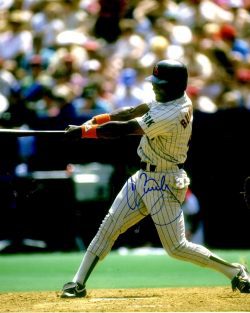 AUTOGRAPHED AL BUMBRY 8X10 San Diego Padres photo