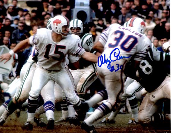 Autographed WRAY CARLTON 8X10 Buffalo Bills Photo