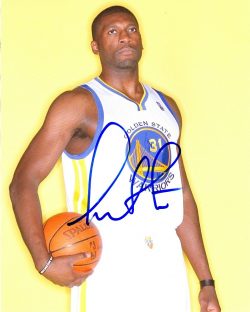AUTOGRAPHED FESTUS EZELI 8x10 Golden State Warriors Photo