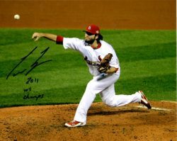 AUTOGRAPHED LANCE LYNN 8X10 St. Louis Cardinals photo