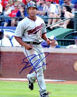 AUTOGRAPHED BEN REVERE 8X10 Minnesota Twins photo