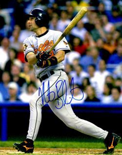 AUTOGRAPHED MIKE BORDICK 8X10 Baltimore Orioles Photo