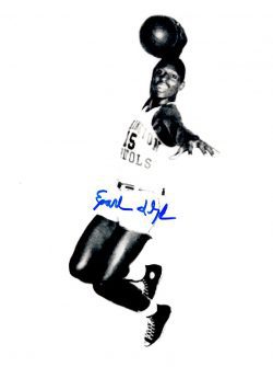 Autographed EARL LLOYD 8x10 Washington Capitols
