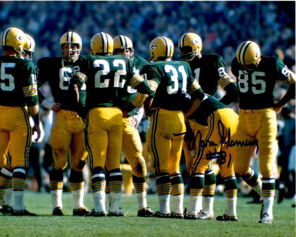 Autographed MARV FLEMING 8X10 Green Bay Packers Photo