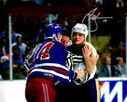Autographed BRAD MAY 8X10 Buffalo Sabres Photo