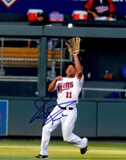 AUTOGRAPHED BEN REVERE 8X10 Minnesota Twins photo