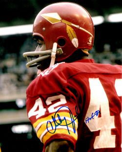 Autographed CHARLEY TAYLOR 8x10 Washington Redskins Photo