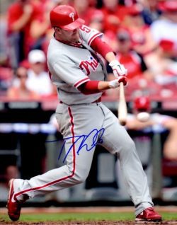 AUTOGRAPHED TYLER CLOYD 8X10  Philadelphia Phillies Photo