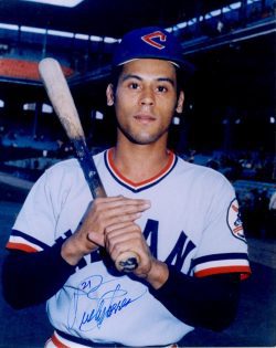 AUTOGRAPHED RUSTY TORRES  8X10 Cleveland Indians Photo