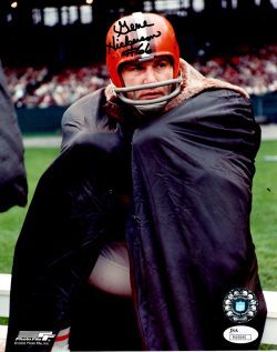 Autographed GENE HICKERSON 8X10 Cleveland Browns Photo
