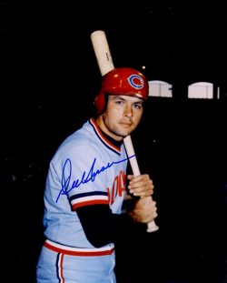 AUTOGRAPHED DEL UNSER 8X10 Cleveland Indians Photo