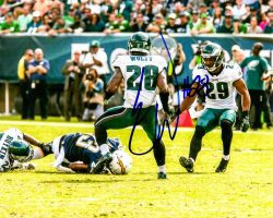 Autographed EARL WOLFF 8X10 Philadelphia Eagles Photo