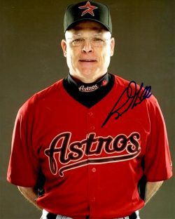 AUTOGRAPHED BRAD MILLS 8X10 photo  Houston Astros