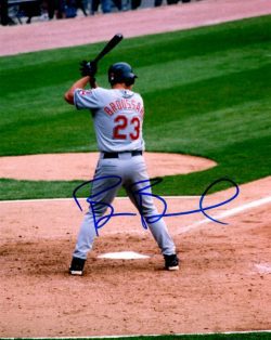 AUTOGRAPHED BEN BROUSSARD 8X10 photo  Cleveland Indians