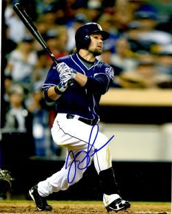 AUTOGRAPHED JEFF DECKER 8X10 San Diego Padres photo
