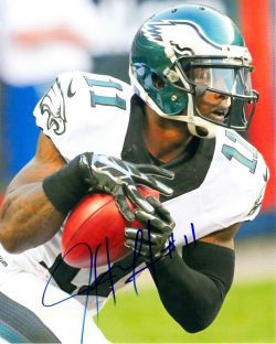 Autographed JOSH HUFF 8X10 Philadelphia Eagles Photo