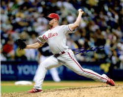 AUTOGRAPHED JEREMY HORST 8X10 Philadelphia Phillies Photo