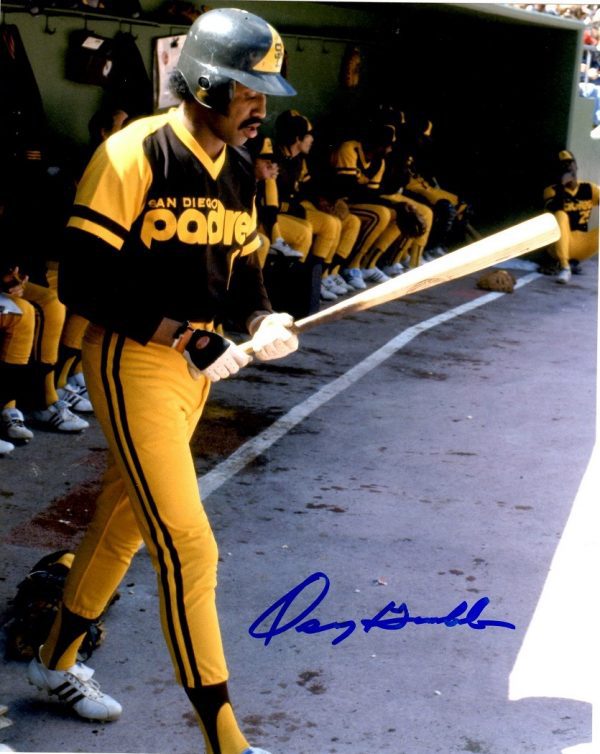AUTOGRAPHED OSCAR GAMBLE 8X10 San Diego Padres photo