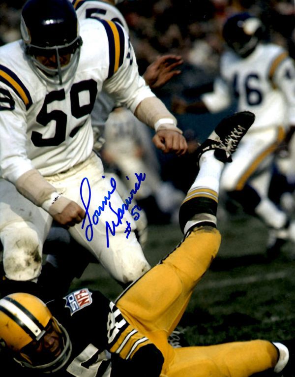 Autographed LONNIE WARWICK  8X10 Minnesota Vikings Photo