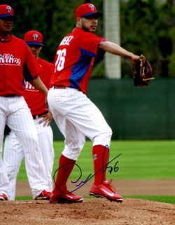 AUTOGRAPHED CESAR JIMENEZ 8X10 photo  Philadelphia Phillies