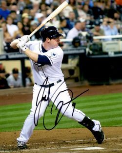AUTOGRAPHED JEDD GYORKO 8X10 San Diego Padres photo