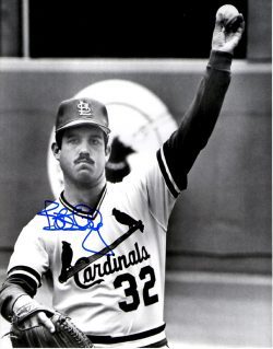 AUTOGRAPHED BOB SHIRLEY 8X10 St. Louis Cardinals photo
