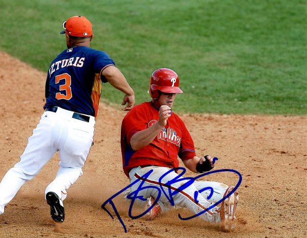 AUTOGRAPHED REID BRIGNAC 8X10 Philadelphia Phillies Photo