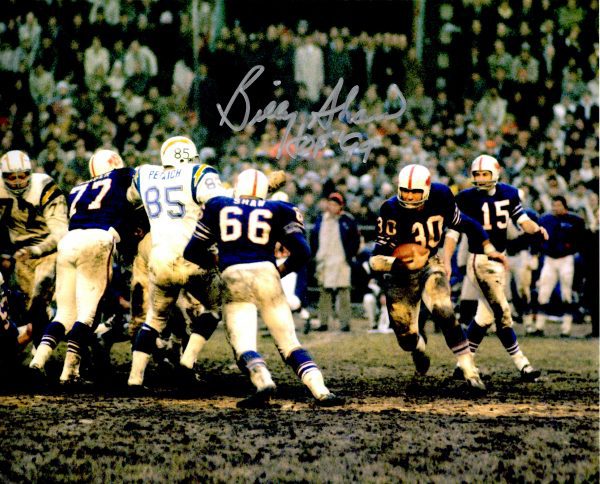 Autographed BILLY SHAW 8X10 Buffalo Bills Photo
