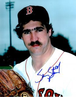 AUTOGRAPHED SAMMY STEWART 8X10  Boston Red Sox photo
