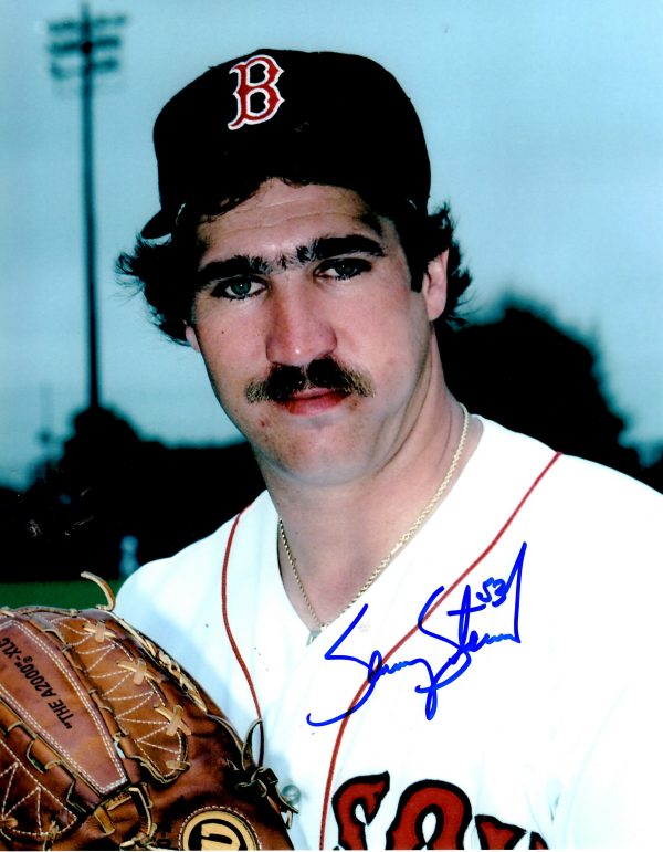 AUTOGRAPHED SAMMY STEWART 8X10  Boston Red Sox photo