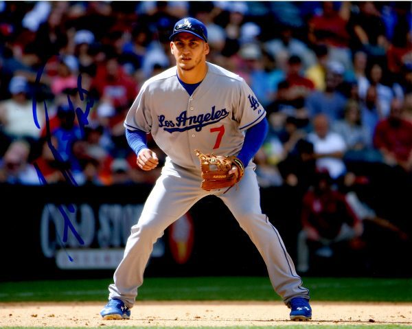 AUTOGRAPHED  ALEX GUERRERO 8x10 Los Angeles Dodgers photo